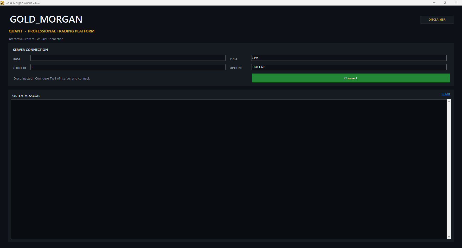 Gold_Morgan Quant V3 interface screenshot 1