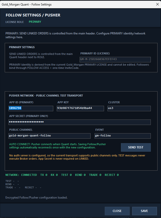 Gold_Morgan Quant V3 interface screenshot 7