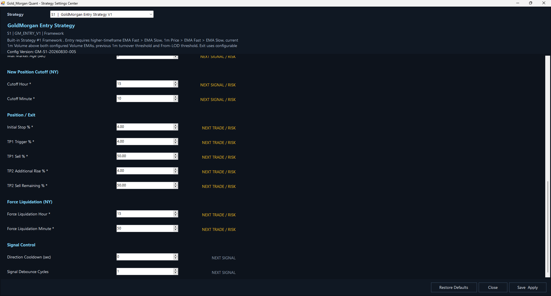 Gold_Morgan Quant V3 interface screenshot 17